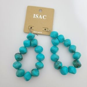 Turquoise teardrop earrings